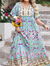 plus-size-printed-tie-neck-flutter-sleeve-maxi-dress OhSoStyled - Sophia's Style-5